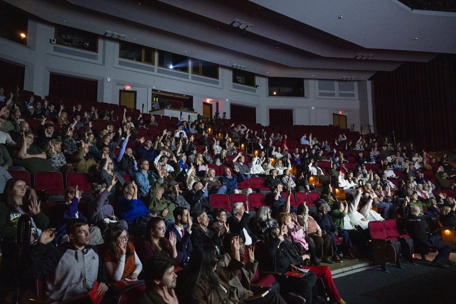 Audience members engaged during Simoriah Stogner's live keynote